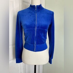 Y2K Glam with Blue Velvet Juicy Couture Jacket